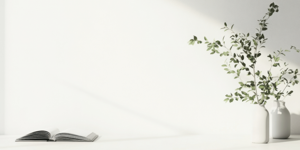 静かな雰囲気のトップページ画像